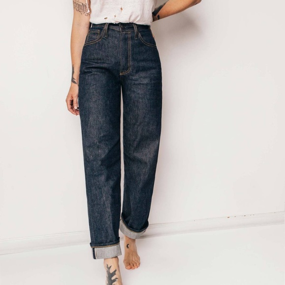 imogene + willie Catherine high rise indigo selvage denim - Picture 1 of 16